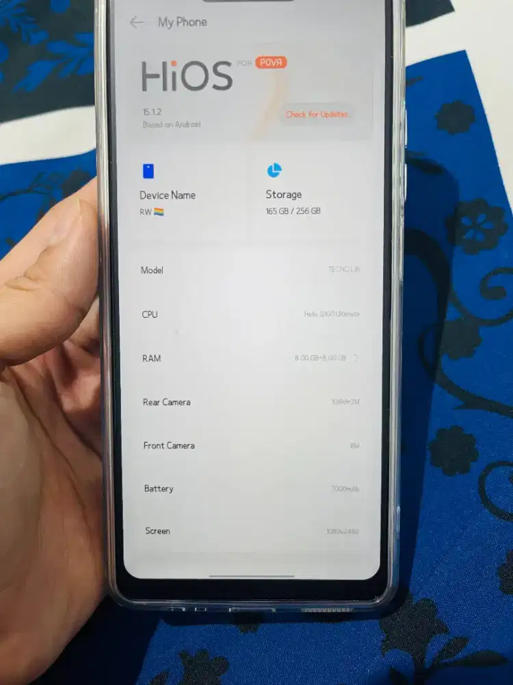 Tecno Pova 4g second
