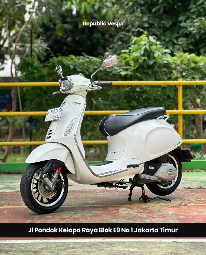 PIAGGIO VESPA SPRINT 150 IGET ABS LED TH 2020  WARNA WHITE INNOCENZA