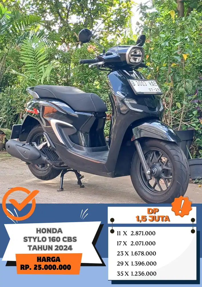 HONDA STYLO 160 CBS TAHUN 2024