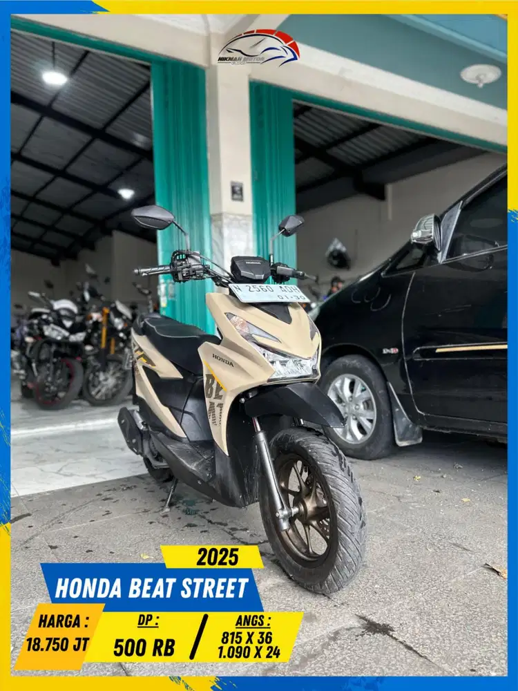 HONDA BEAT STREET 2025 BEKAS BERKUALITAS HIKMAH MOTOR KEPUH MALANG