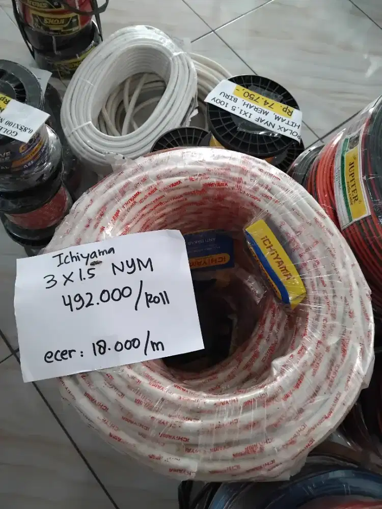 Kabel Ichiyama NYM 3x1.5 Putih