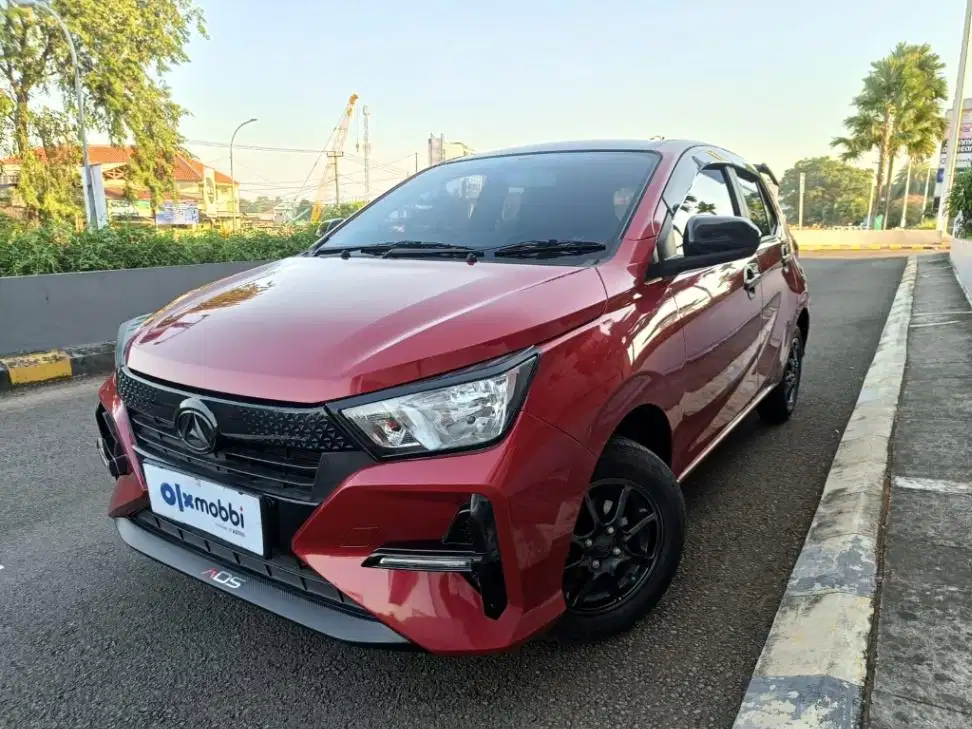 DP MURAH Daihatsu Ayla 1.0 X ADS Bensin-MT 2023 Merah CYCOD