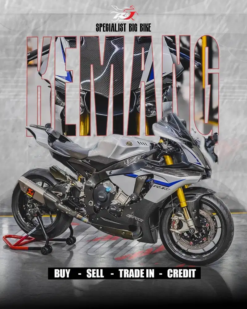 Total Modif 200Jtan Yamaha R1M R1 Nik 2015 Pajak 08.2026 Km 13.000an