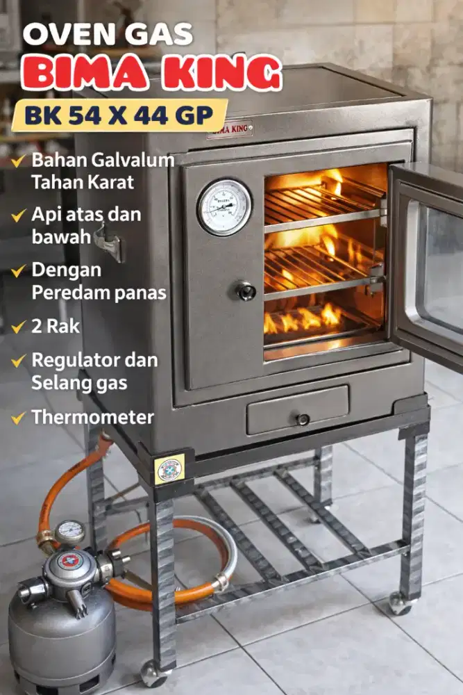OVEN GAS BK 54 X 44