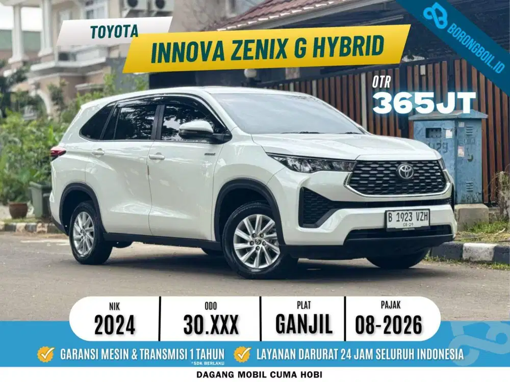 TOYOTA INNOVA ZENIX G HYBRID AT 2024 Putih