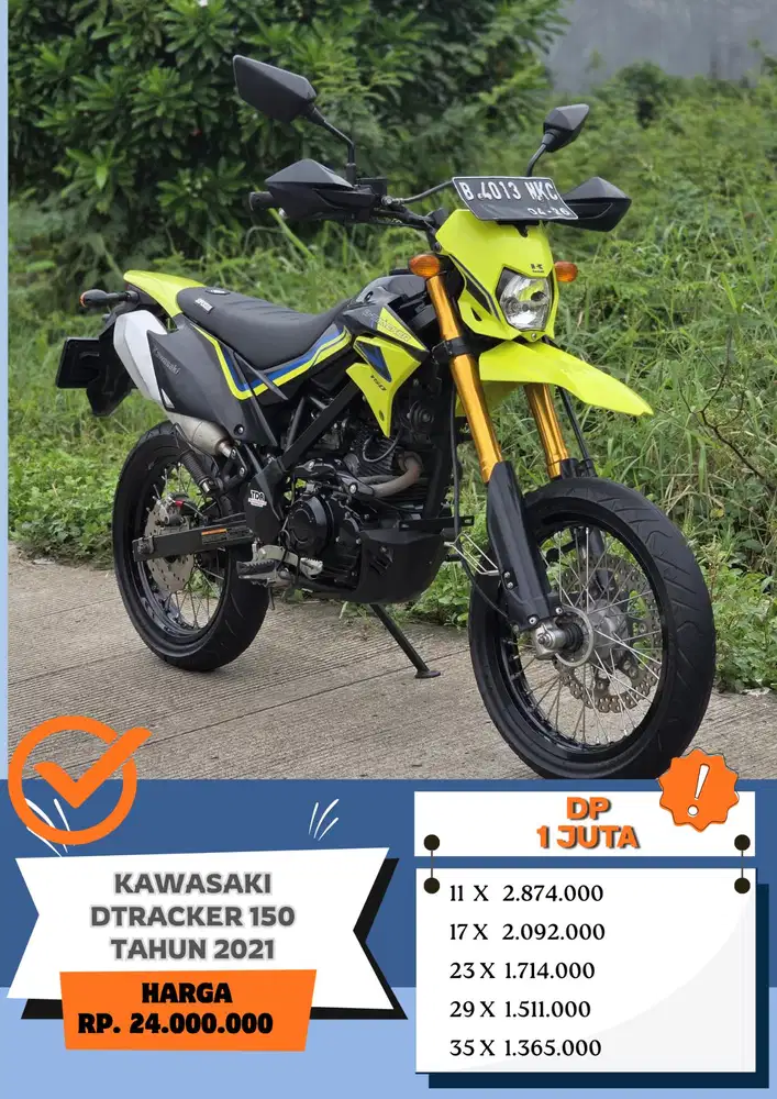 KAWASAKI DTRACKER 150 TAHUN 2021