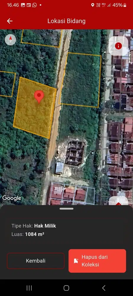 Dijual cepat sebidang tanah