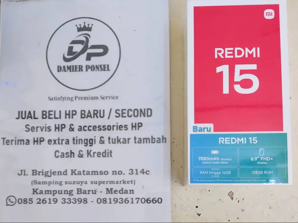 XIAOMI REDMI 15 (8/256) NEW GARANSI RESMI NASIONAL