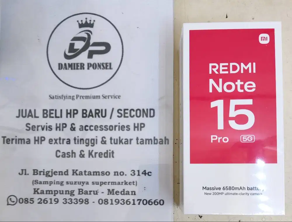 XIAOMI REDMI NOTE 15 PRO 5G (8/256) NEW GARANSI RESMI NASIONAL