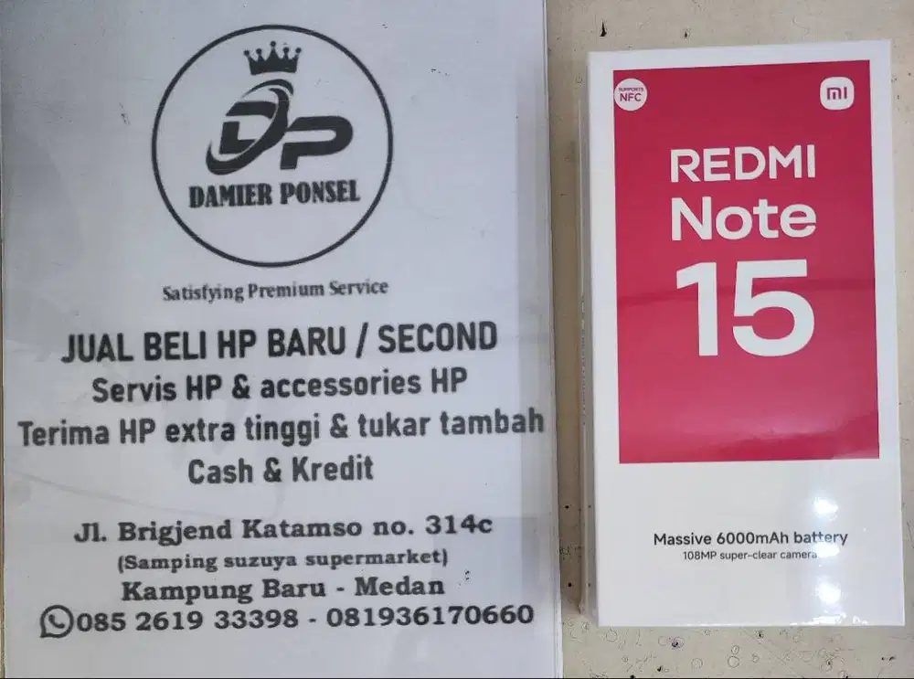 XIAOMI REDMI NOTE 15 (6/128) NEW GARANSI RESMI NASIONAL