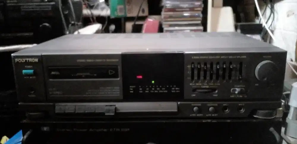 Polytron dat 58 C amply Aux radio fm mw kaset player kaset karet putus