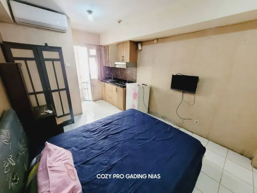 DISEWAKAN MURAH FREE IPL APARTEMEN GADING NIAS STUDIO FURNISH BULANAN