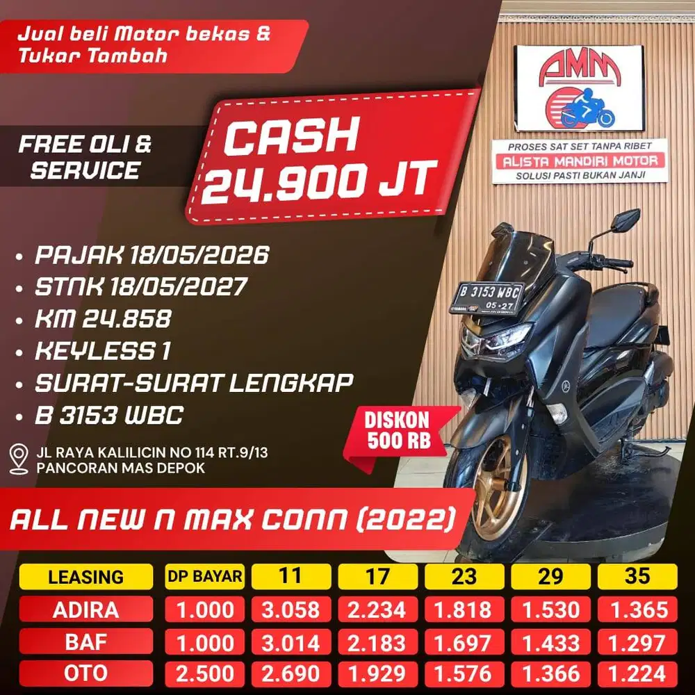 KREDIT DP 1JT N MAX CONN TH 2022 BISA CASH/TRADE IN/PAKAI CC/PAYLATER