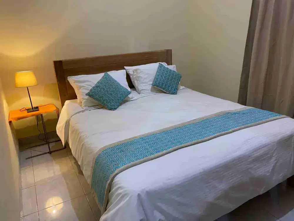 rumah fully Furnished Sewa tahunan bebas banjir lokasi strategis