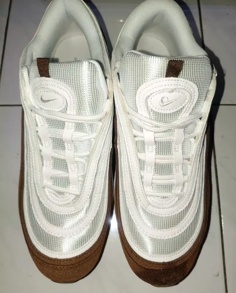 Nike Air max 97 white brown size 43 insole 29cm