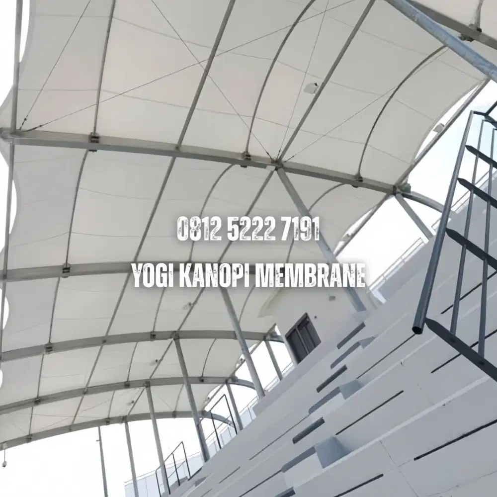 CARPORT MEWAH ANTI PANAS! Pasang Kanopi Membrane Diskon 10%