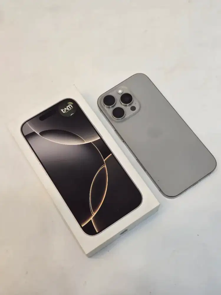 Second Garansi iBox‼️iPhone 16 Pro 128GB Natural Titanium
