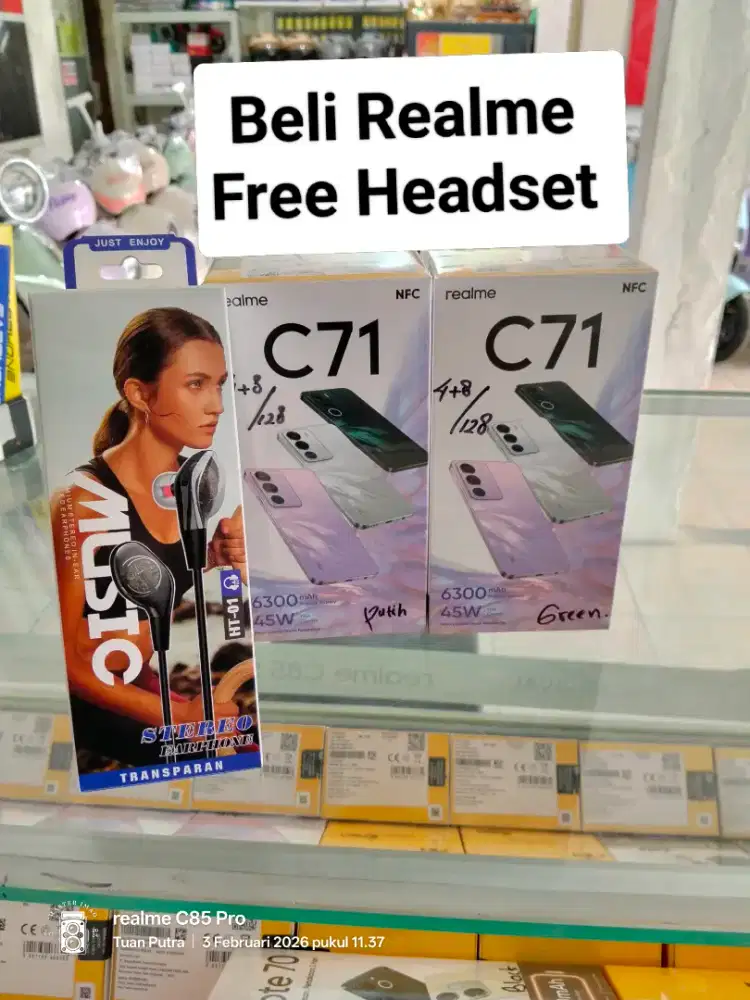 Promo Murah‼️ Realme C71 NFC (4+8/128) Promo hp baru, segel dan murah