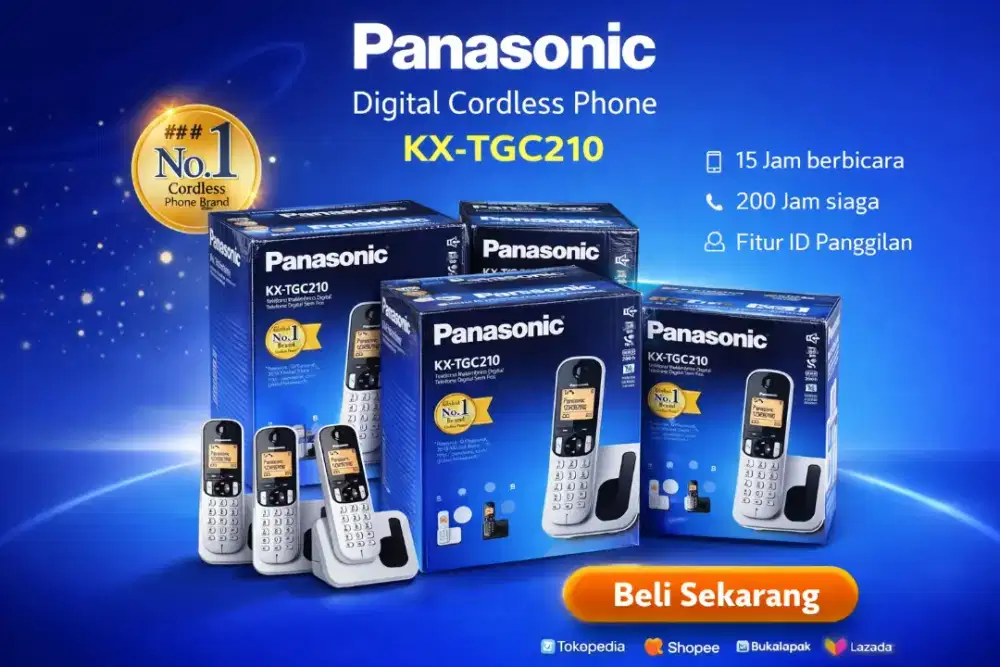 Telepon wireless panasonic