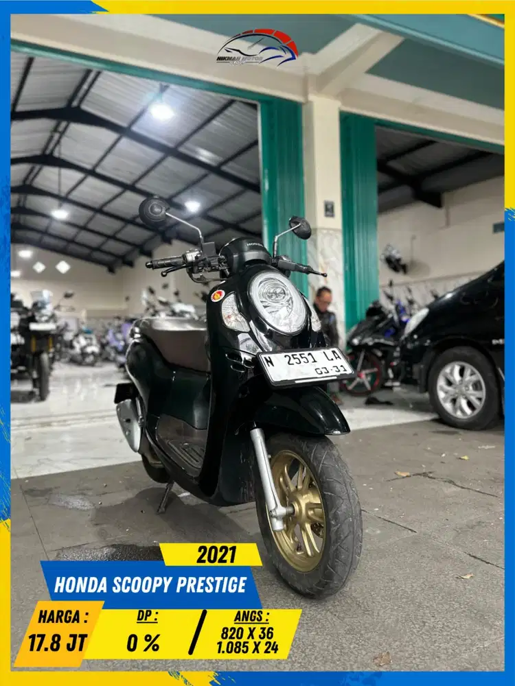 HONDA SCOOPY PRESTIGE 2021 READY LURR HIKMAH MOTOR KEPUH MALANG