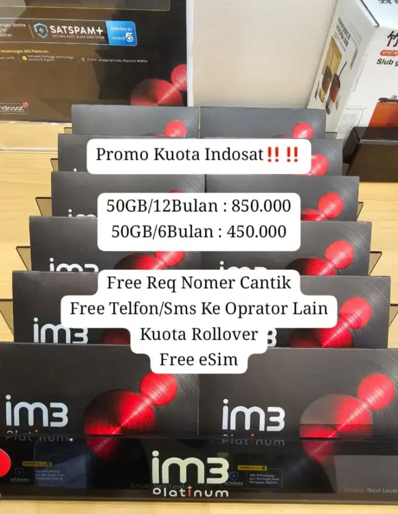 IM3 PLATINUM NOMOR LAMA NOMOR BARU BISA