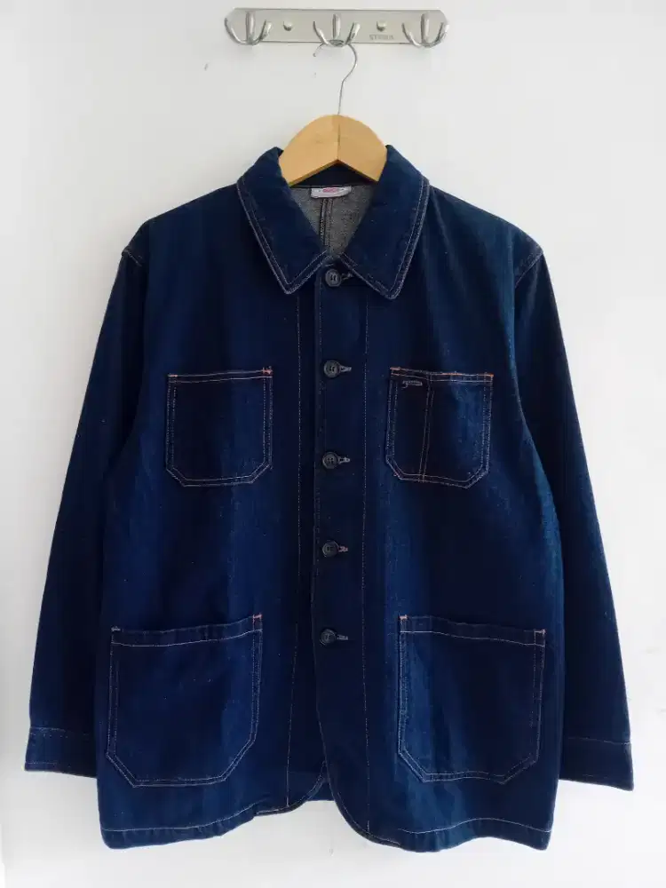 Denim Chore Jacket Blue Indigo by ouch