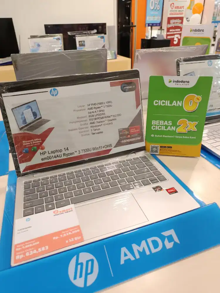 HP LAPTOP 14 em0014AU Ryzen 3