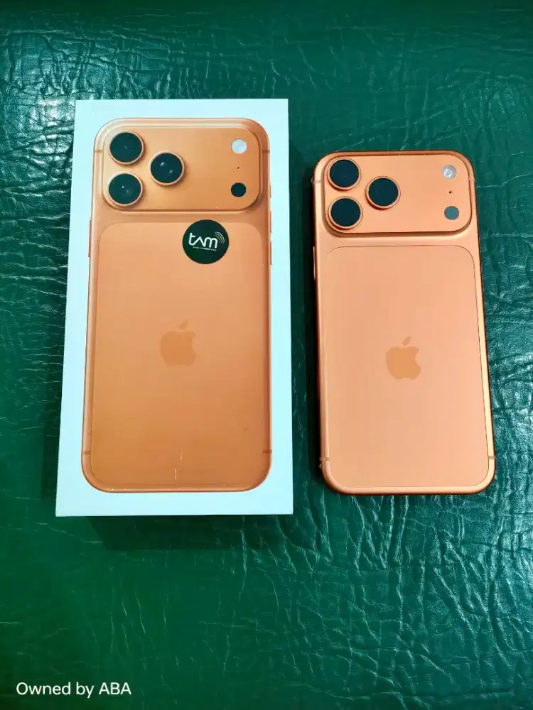 iPhone 17 Pro Max 256GB Cosmic Orange Garansi Resmi iBox