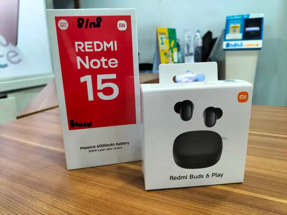 Redmi note 15 RAM 8+8GB BARU segel