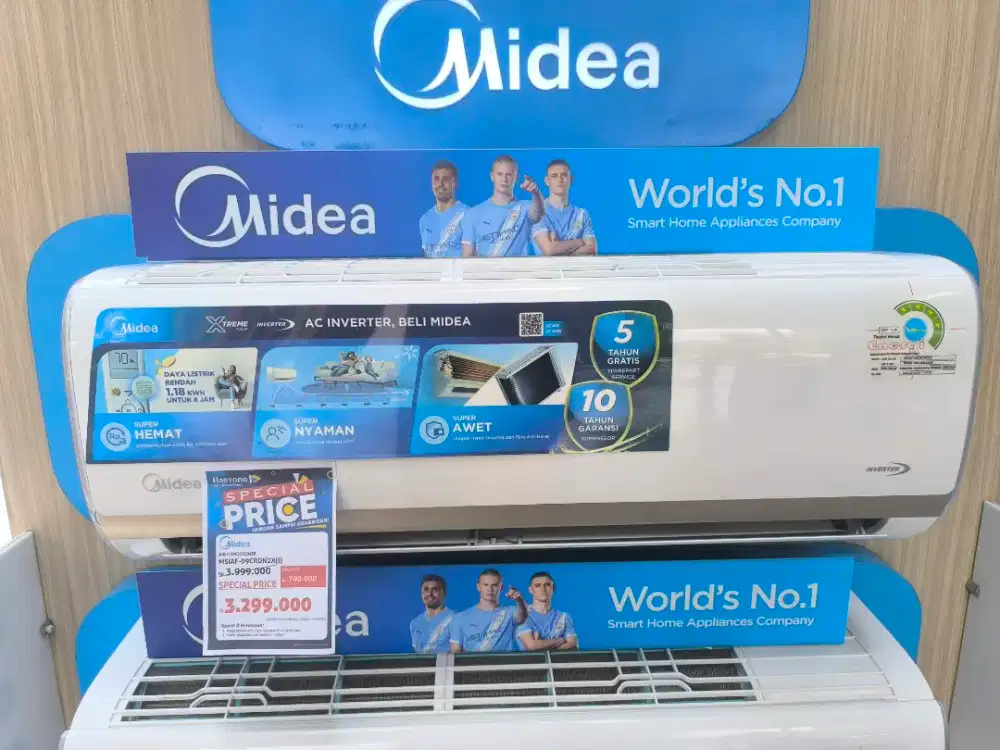 AC MIDEA 1 PK SPECIAL PRICE BISA KREDIT BUNGA 0%