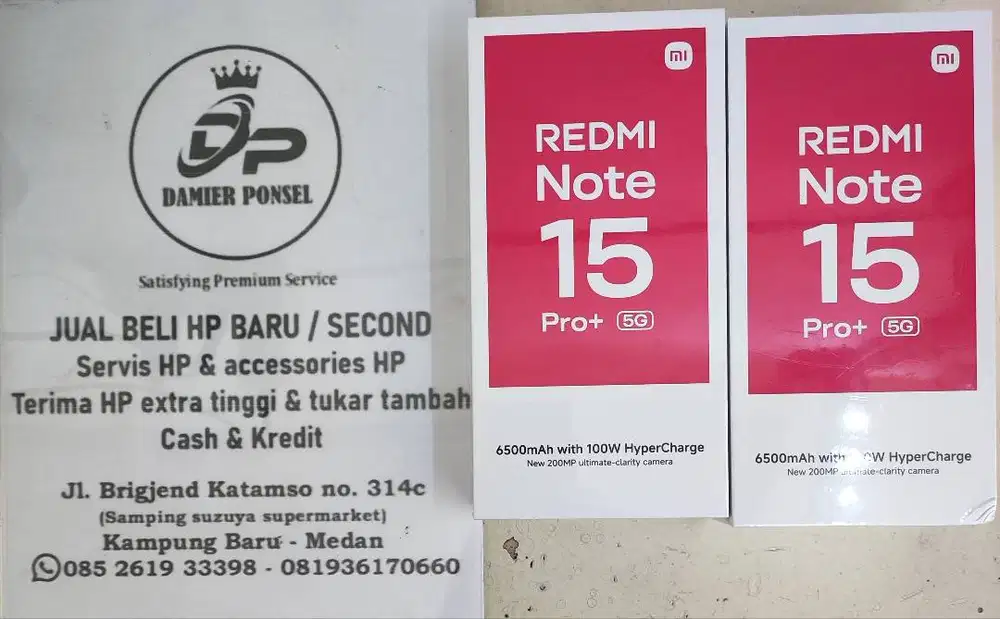 XIAOMI REDMI NOTE 15 PRO PLUS 5G (8/256) NEW GARANSI RESMI NASIONAL