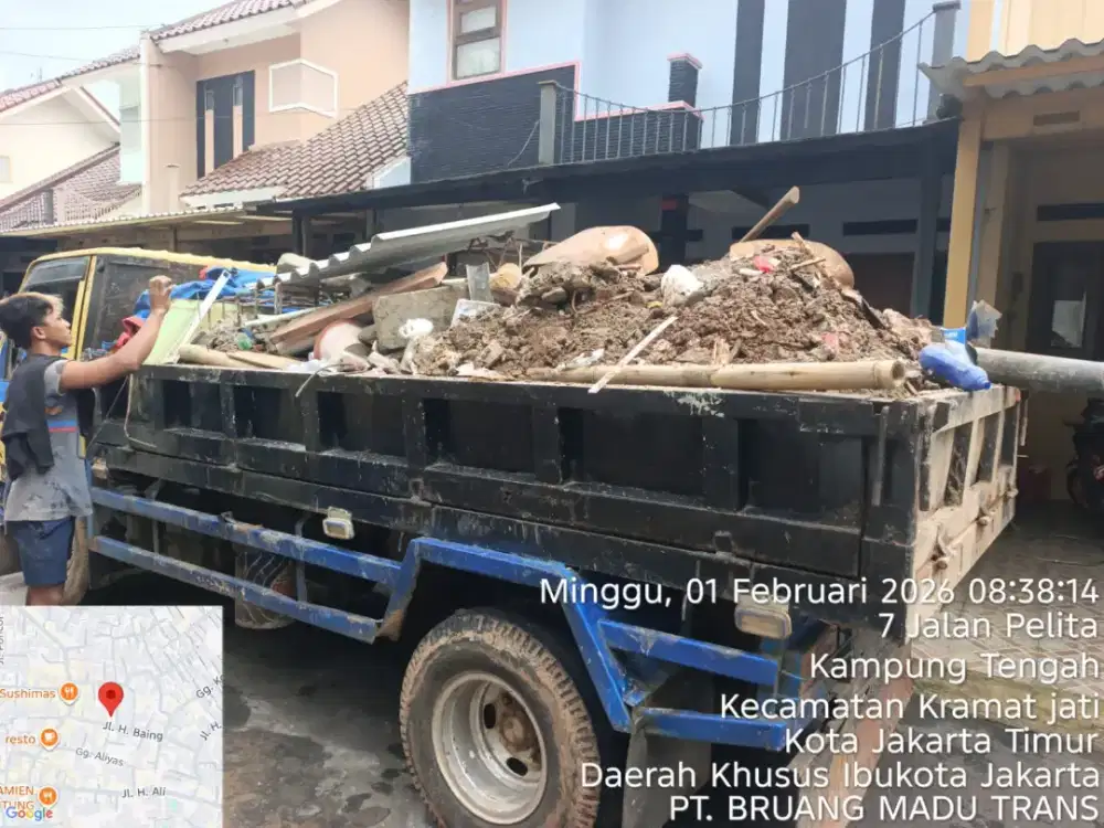 Jasa buang puing dan buang sampah