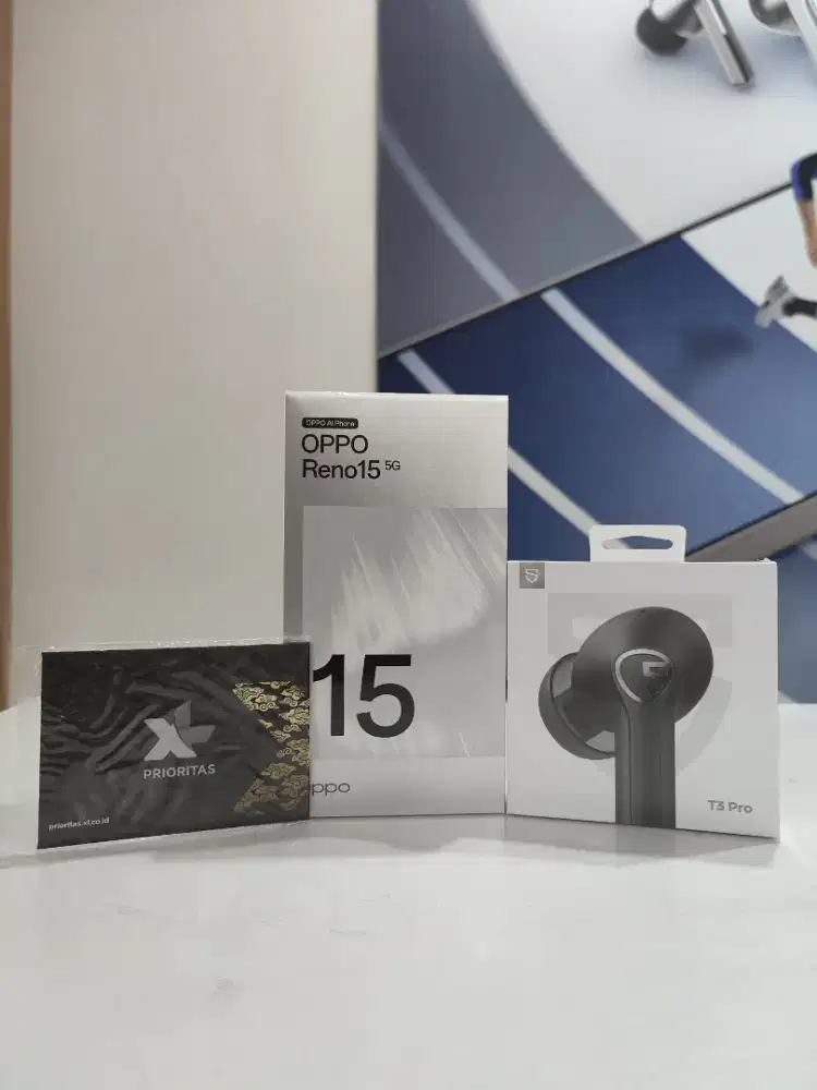 OPPO Reno 15 5G Gratis Tws & Tebus Murah Kuota XL Unlimited 720GB