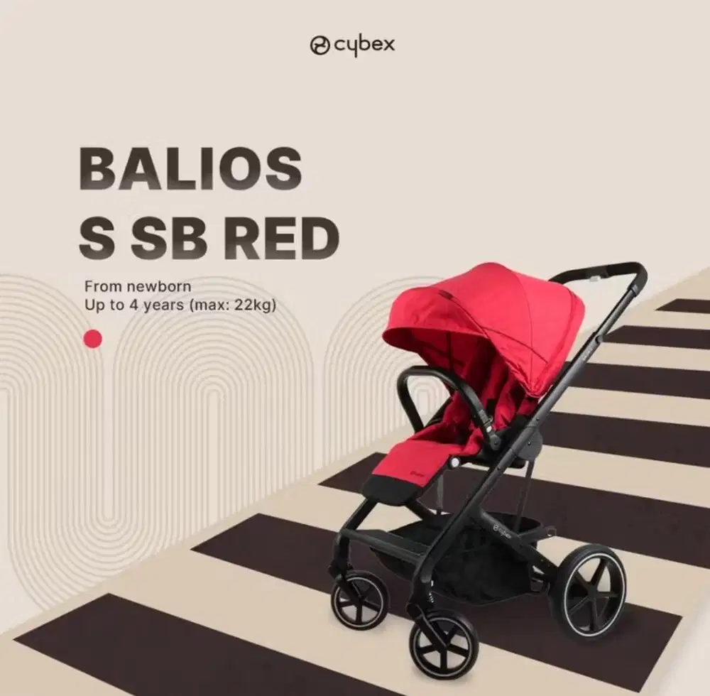 Stroller CYBEX Balios S Racing Red