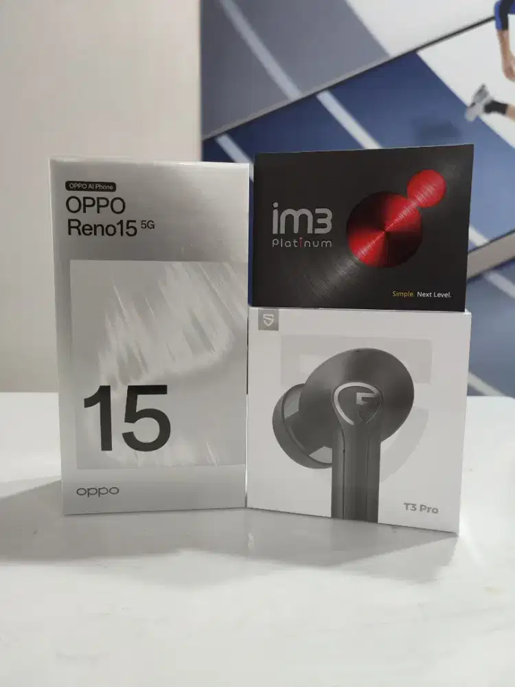 OPPO Reno 15 5G Gratis Tws & Tebus Murah Kuota Unlimited  780GB