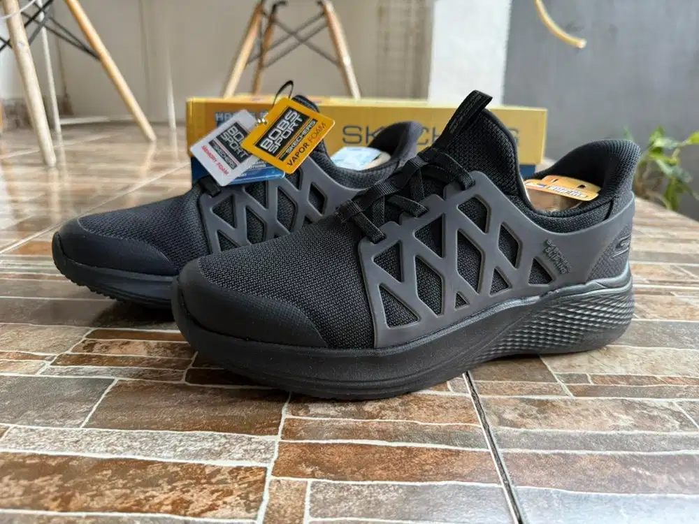 Sepatu SKECHERS 42 Slip ins Bobs infinity Black New