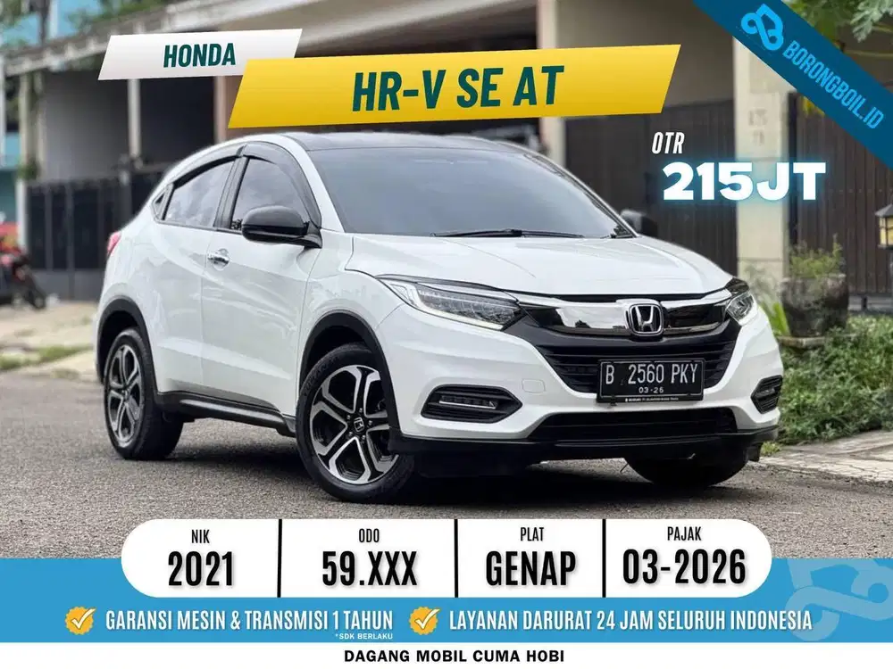 TERMURAH!!HRV SE AT 2021 SIAP PAKAI