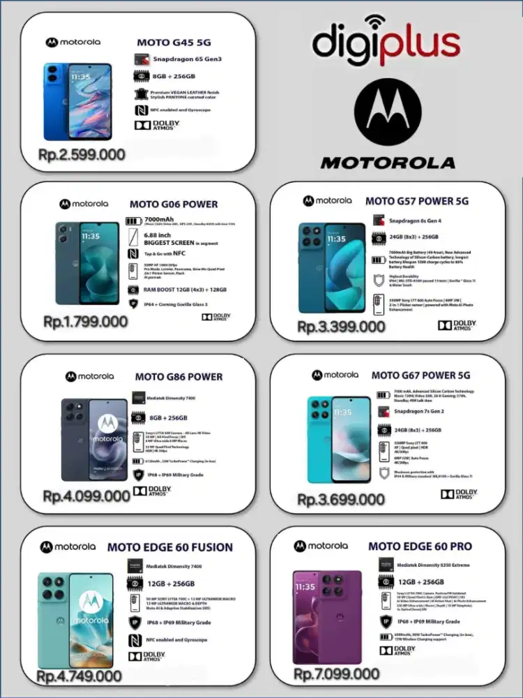 MOTOROLA EDGE 60 FUSION RAM 12GB/256GB CASHBACK 200K