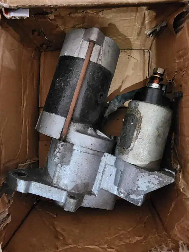 Dinamo starter ps100 ps120 starter motor 4d31 4d32 copotan siap pakai