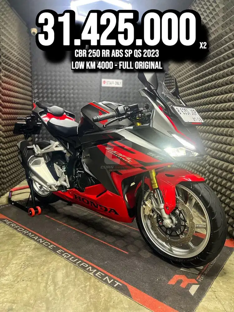 CBR 250 RR OR CBR 250RR ABS SP QS 2023 FULL ORIGINAL LOW KM 4XXX BRO