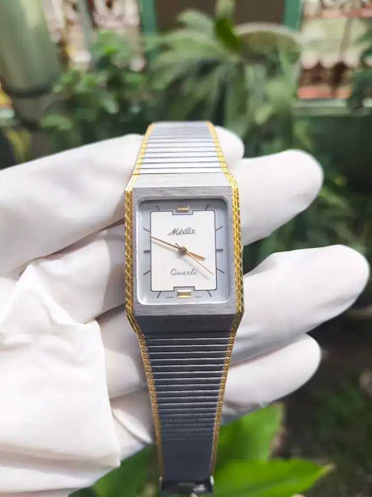 (Harga Net) Jam Tangan Medix Tank All Original Japan Quartz Baterai