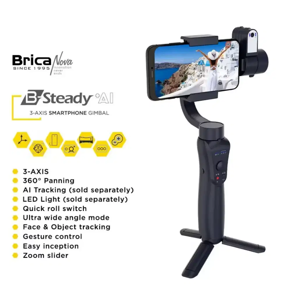 Stabilizer Gimbal BSteady Ai Brica B-Steady Smartphone