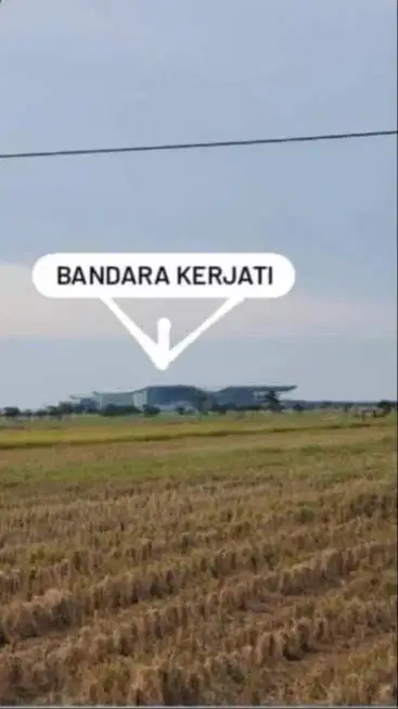 Dijual tanah sawah dekat BANDARA KERTAJATI