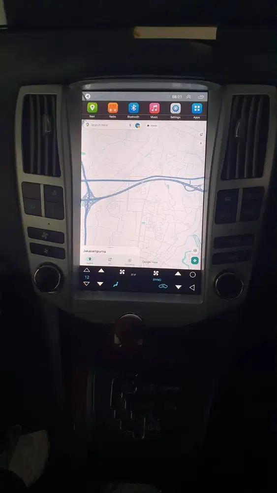 Dijual Harrier 2.4 2006 Tesla Headunit Android