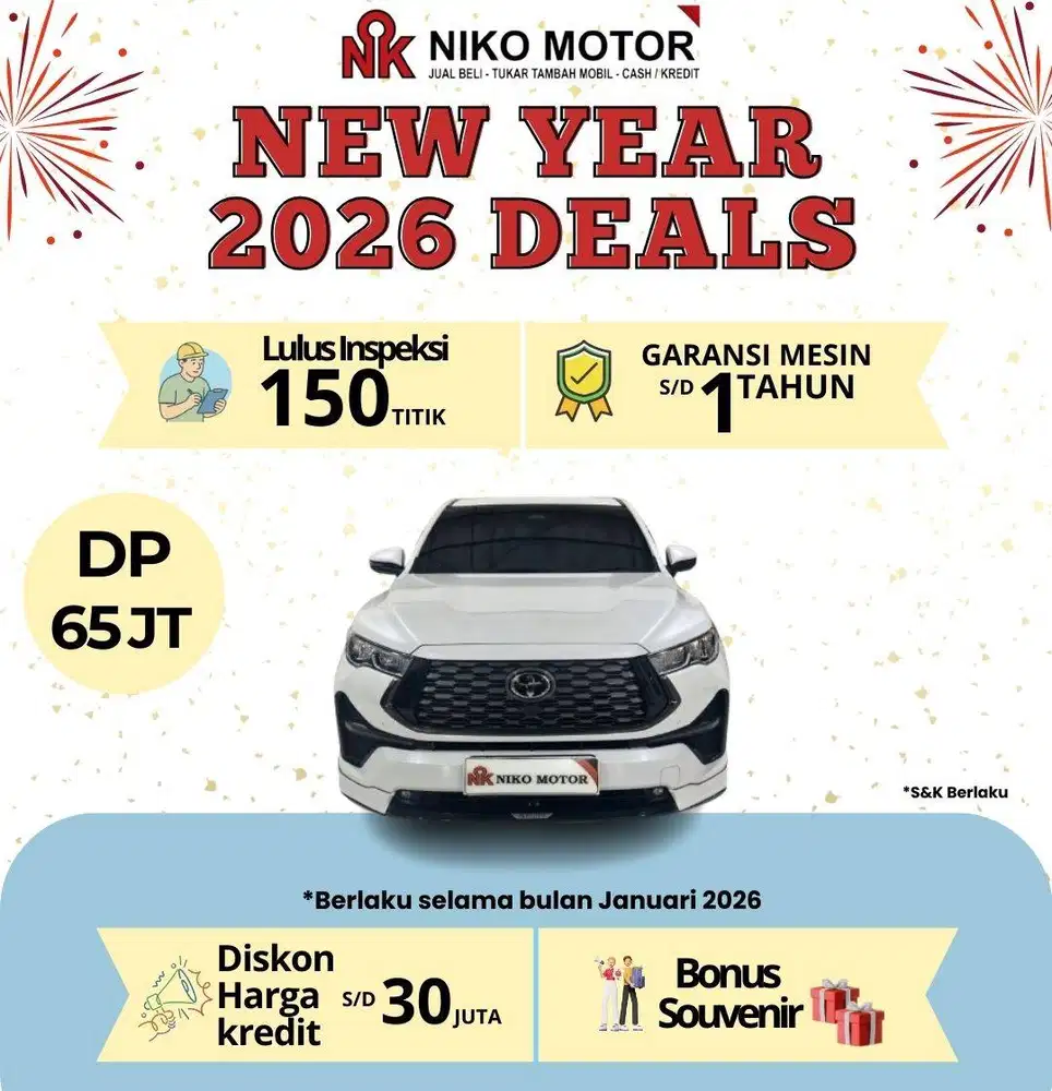 (SPT BARU KM23RB) INNOVA ZENIX Q HYBRID MODELISTA 2024 AT: 2023