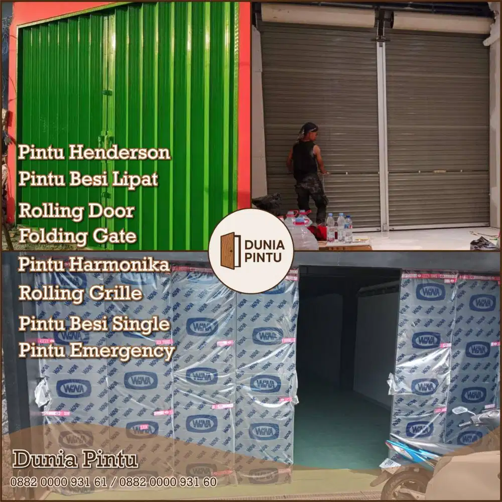 Dijual Pintu Besi Pagar Harmonika Pintu Gerbang Garasi Besi Henderson