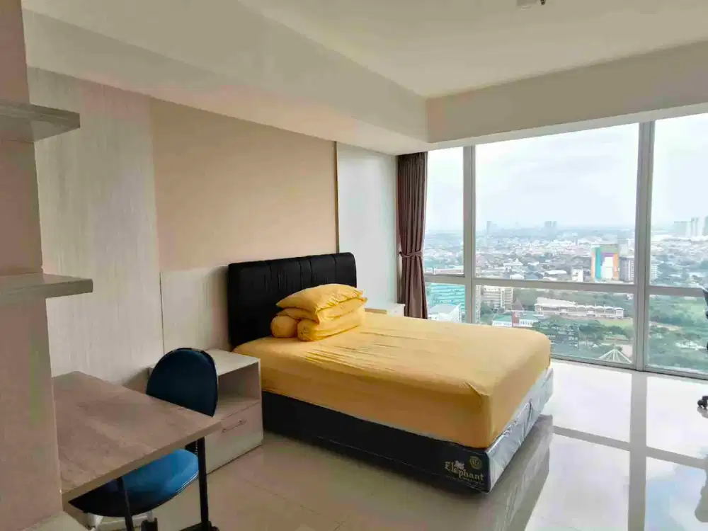 Apartemen U Residence 3, studio 35m2, view timur UPH, furnish dan dekat kampus UPH