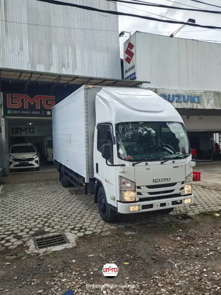 Truck BOX Isuzu Elf NMR71LX Long Chassis 125PS 2019