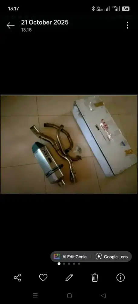 Knalpot over racing jpn ex ninja 250fi old