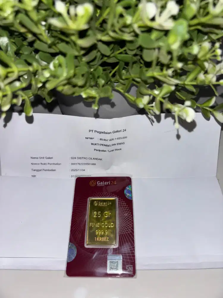 Logam Mulia 25gram Galeri24 Original